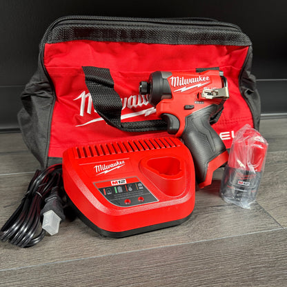 Milwaukee M12 FUEL 1/4 Inch Hex Impact Driver Kit 3453-21