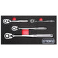 Utoku Nexper Compact Head Ratchet Set UT-NPR-120ST