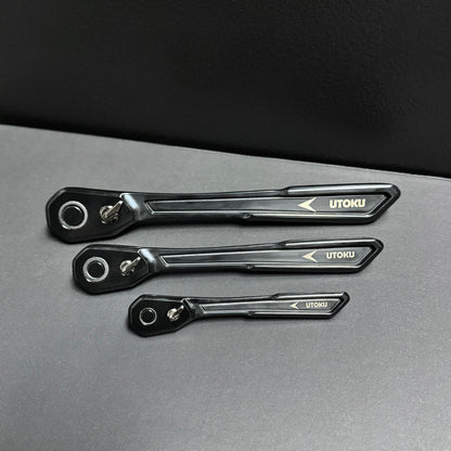 Utoku Super Slim Ratchet Black URSUS 90T 1/2" UT-SSRW-3B