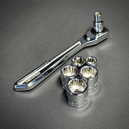 Utoku Nexper Anti-Slip Socket Set With 1/4" 90t Ratchet UT-NEXP-SST