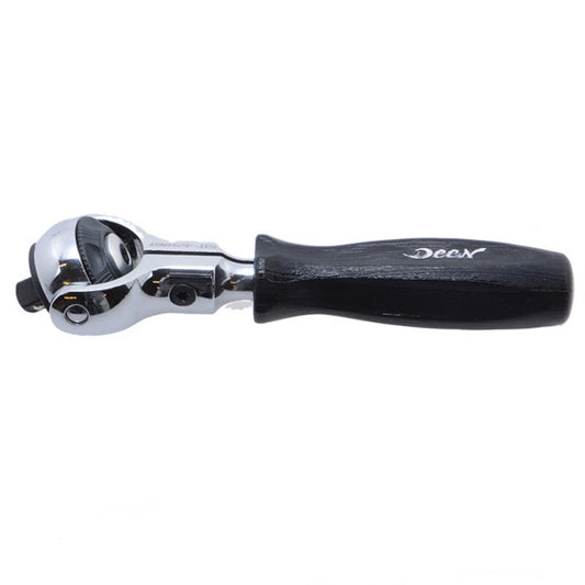 DEEN Stubby Swivel Head Ratchet 1/4 DNR2F-05