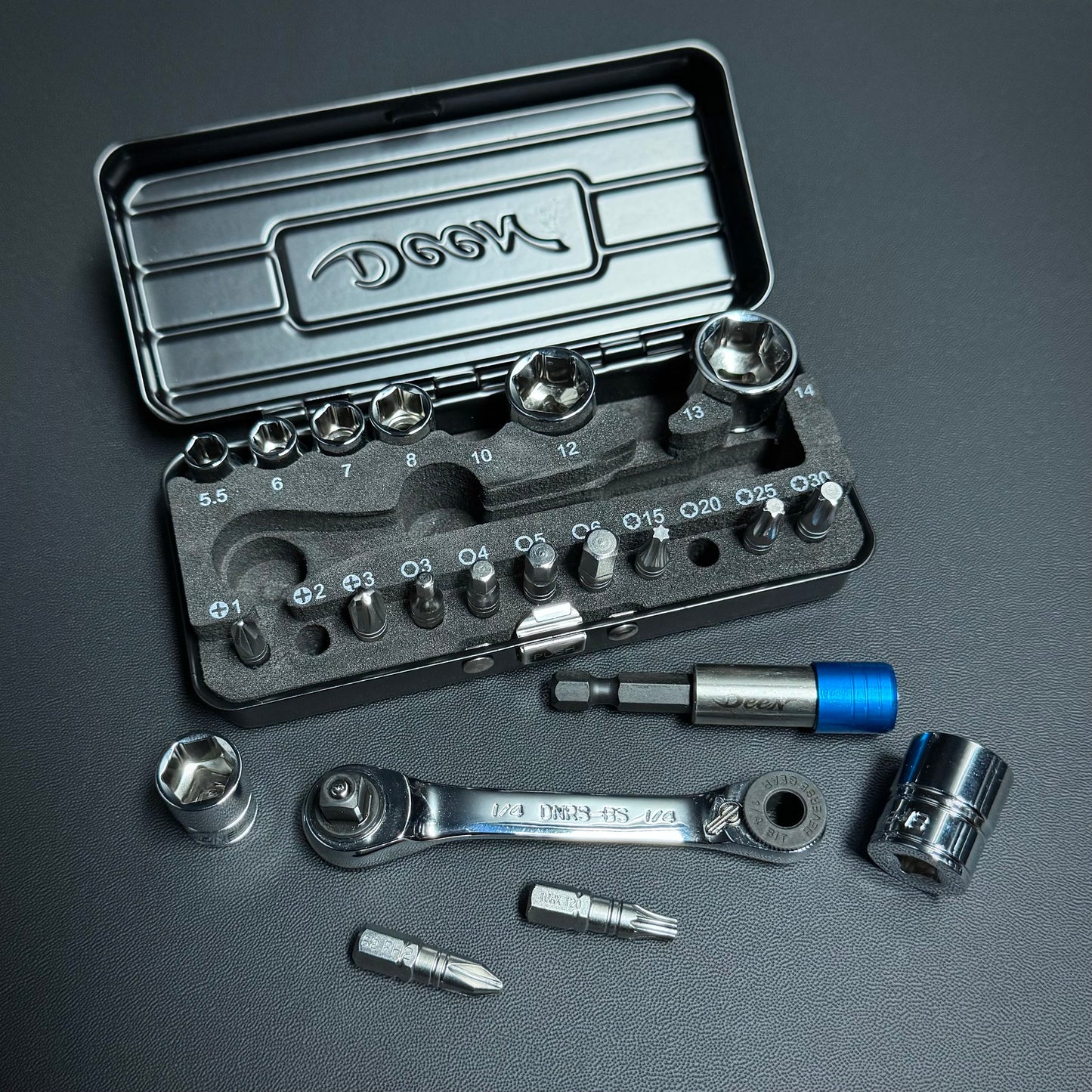 DEEN Mini Ratchet Set Metric 6 Point 21 piece DNCRBS21