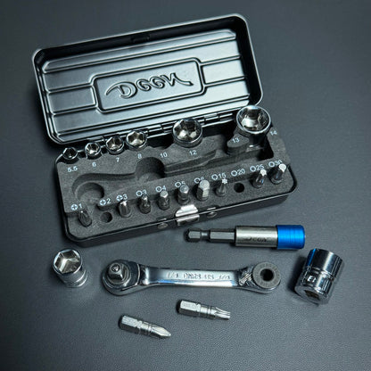 DEEN Mini Ratchet Set Metric 6 Point 21 piece DNCRBS21