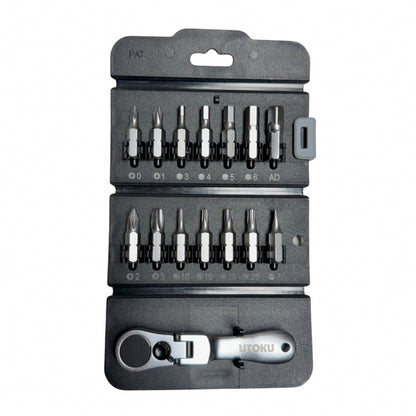 Utoku 15 Piece Mini Ratchet and Bit Set UT-RG-1