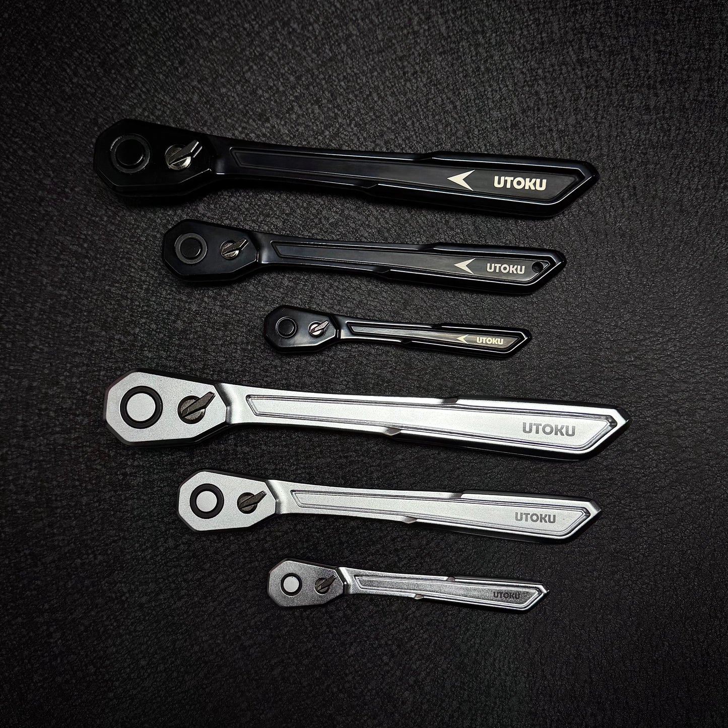 Utoku 3/8" Drive Black URSUS 90T Super Slim Ratchet UT-SSRW-2B