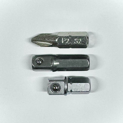 Utoku 1/4 in. Drive Hex Socket Adapter Stubby Low Profile UT-SQ14