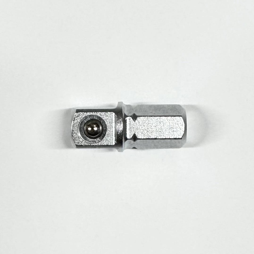 Utoku 1/4 in. Drive Hex Socket Adapter Stubby Low Profile UT-SQ14