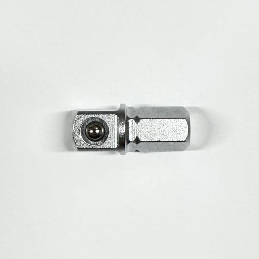 Utoku 1/4 in. Drive Hex Socket Adapter Stubby Low Profile UT-SQ14