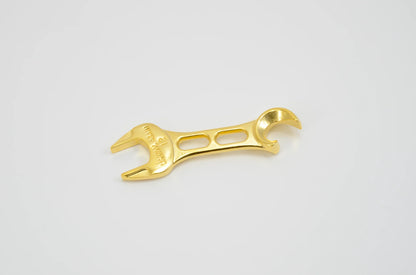ASAHI LIGHTOOL Mini Combination Wrench Bottle Opener 12mm Gold LCO0012G
