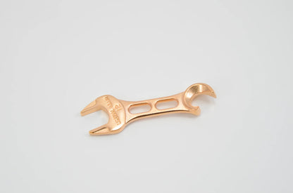 ASAHI LIGHTOOL Mini Combination Wrench Bottle Opener 12mm Pink Gold LCO0012P