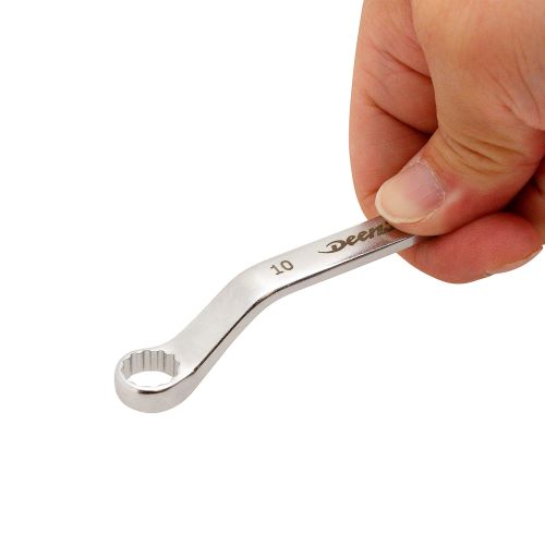 DEEN Short Offset Double Box End Wrench 8 x 10 mm DNSM-0810J