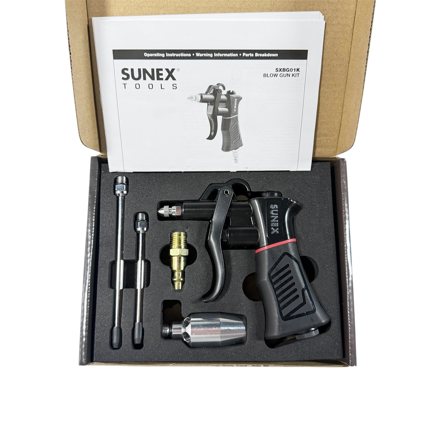 Sunex Tools 1/4 in. Blow Gun Kit SXBG01K