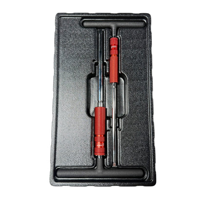 Sunex Tools 1/4 in. And 3/8 in. Drive Comfort Grip Adjustable T-Handle Speeder 2 Piece Set 9727