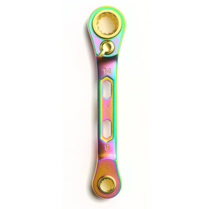 Utoku 4 in 1 Ratcheting Wrench Titanium Rainbow UT-4S814LTi