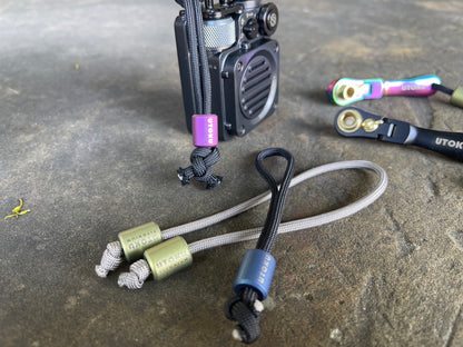 Utoku EDC Titanium Alloy Pendant Blue UT-Ti-PDT-1