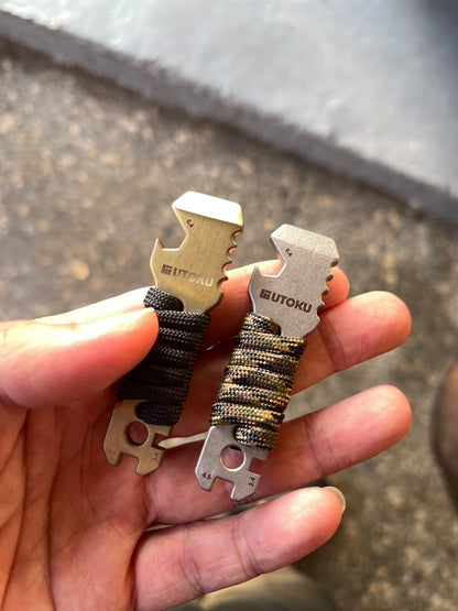 Utoku Tools EDC Titanium Multi-tool Bottle Opener Gold UT-Ti-pbr-1