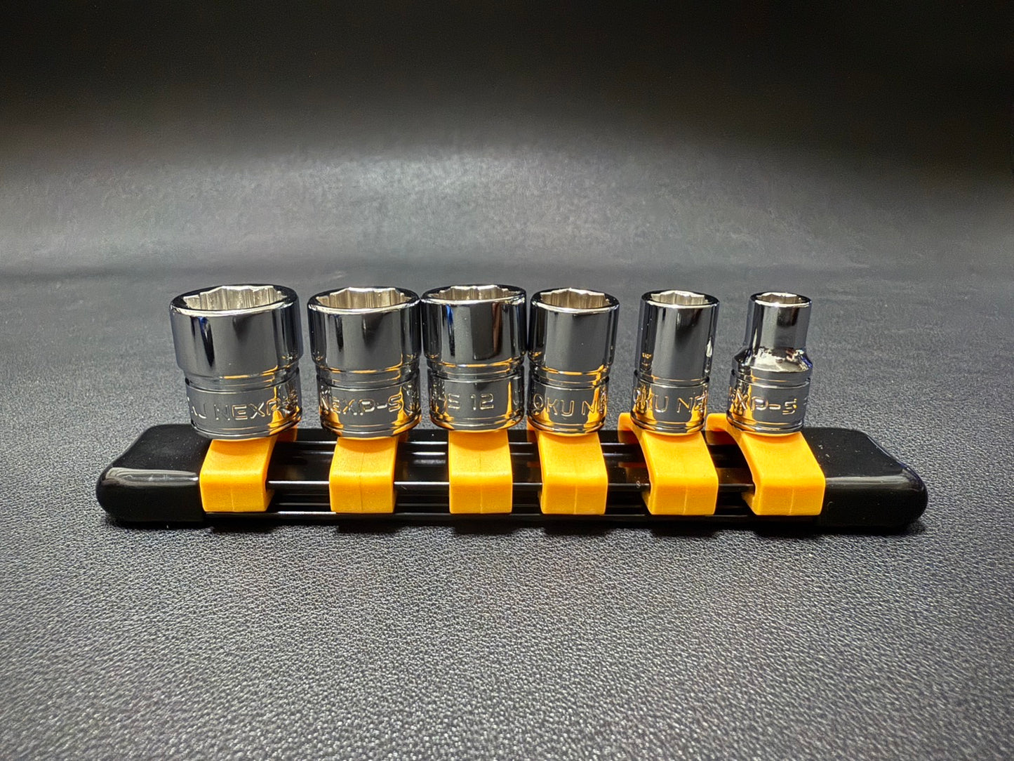 Utoku 1/4 in. Drive Nexper Anti-Slip Metric Socket Set Yellow UT-NEXP-SY
