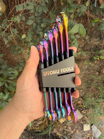 Utoku Nexper Series Titanium Plated Combination Wrench Set 6pc UT-NXPM-tiST