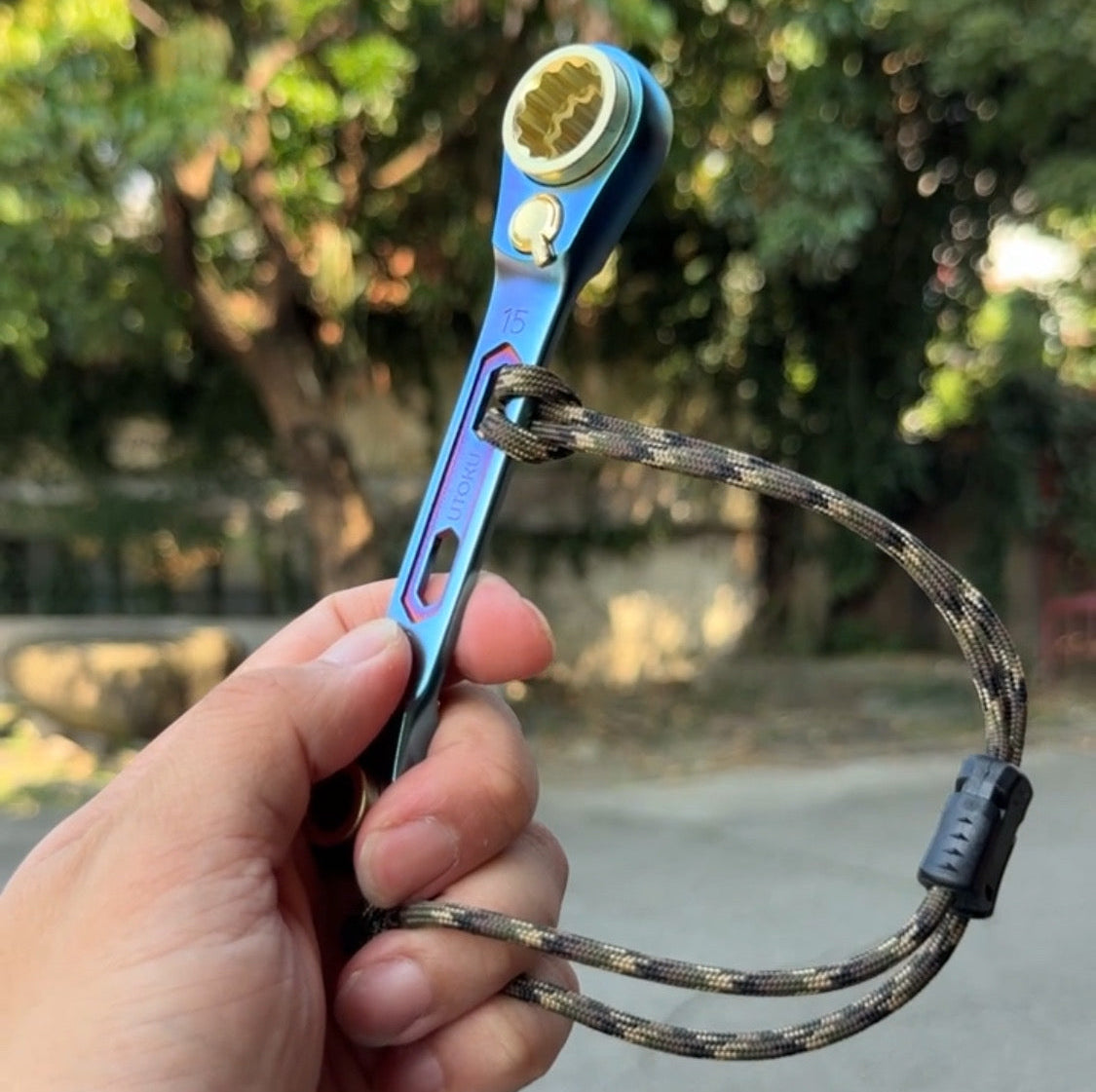 Utoku 4 in 1 Ratcheting Wrench Flat Black UT-4S814LB