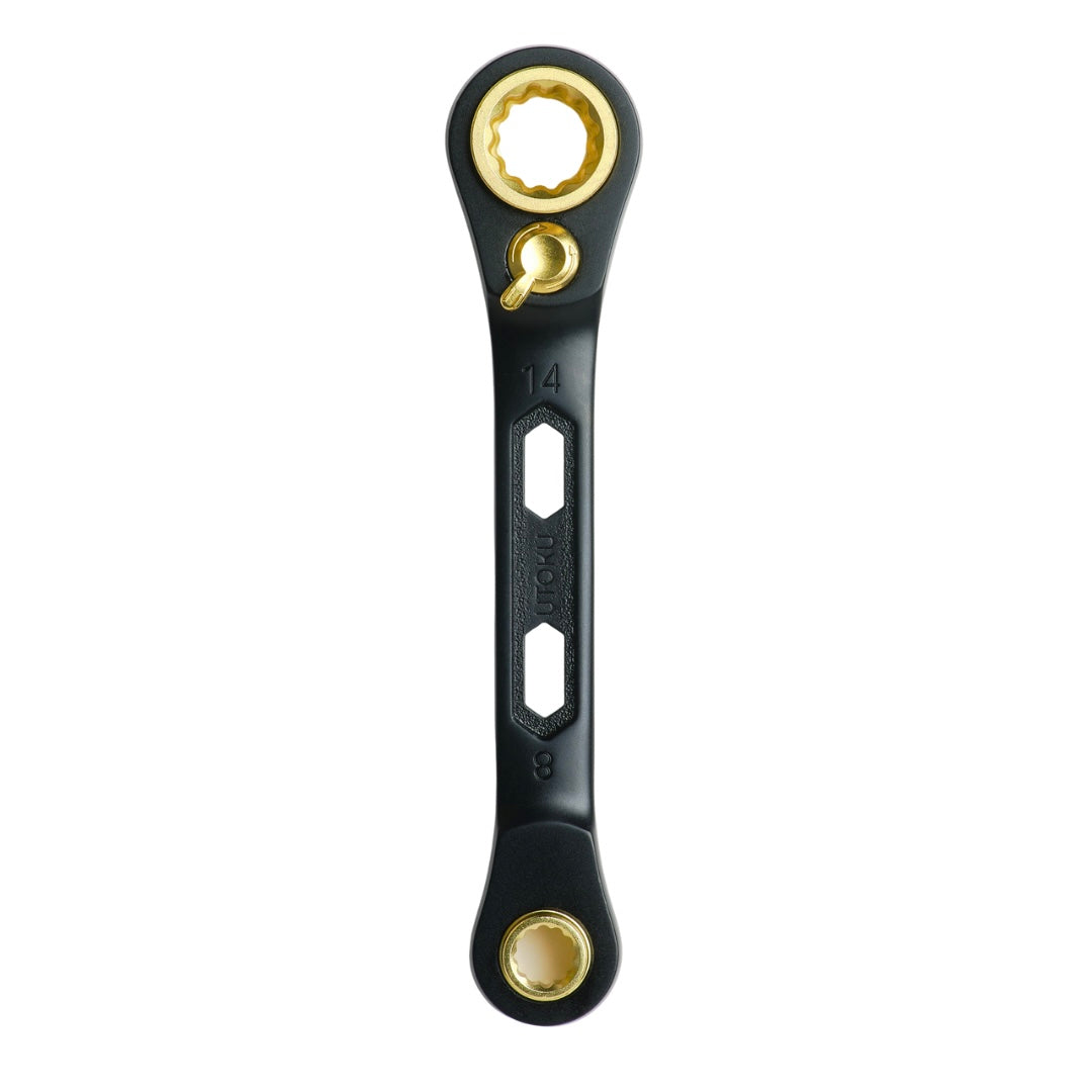 Utoku 4 in 1 Ratcheting Wrench Flat Black UT-4S814LB