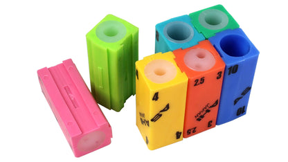 ASAHI Interlocking Color Coded L-Key Wrench Organizers Metric 7 Sizes